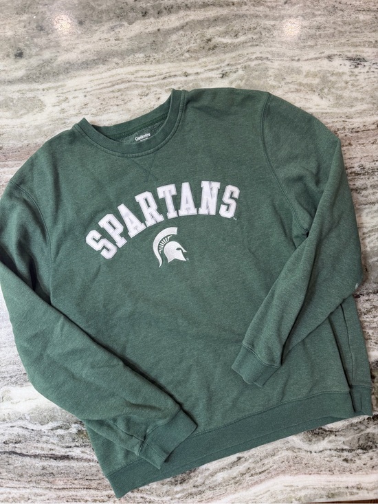 Captivating Tops - Michigan State Spartans Green Crewneck Sweatshirt
Women’s XL